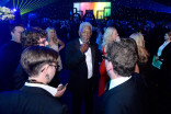 Morgan Freeman of Through the Wormhole at the 2014 Creative Arts Emmys ball.