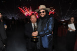 Kenneth Ehrlich (l) and Don Was (r) celebrate at the 2014 Creative Arts Emmys ball.
