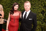 Mina Korzeniowski and Abel Korzeniowski on the Red Carpet at the 2015 Creative Arts Emmys.
