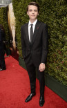 Corey Fogelmanis on the red carpet at the 2015 Creative Arts Emmys.