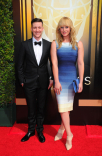 Rhys Ernst and Zackary Drucker on the red carpet at the 2015 Creative Arts Emmys.