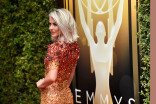 Julianne Hough arrives on the red carpet at the Creative Arts Emmy Awards 2015. 