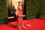 G. Hannelius arrives on the red carpet at the Creative Arts Emmy Awards 2015.