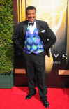Neil deGrasse Tyson on the red carpet at the 2015 Creative Arts Emmys.