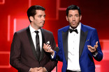  Jonathan Scott and Drew Scott presents award at the 2015 Creative Arts Emmy Awards.