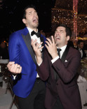 Drew Scott and Jonathan Scott at the 2015 Creative Arts Ball.