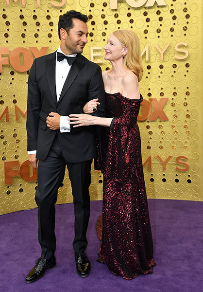 Darwin Shaw and Patricia Clarkson the red carpet at the 71st Emmy Awards.