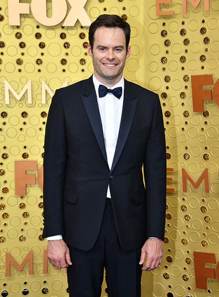 Bill Hader on the red carpet at the 71st Emmy Awards.