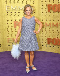 Amy Sedaris on the red carpet at the 71st Emmy Awards. 