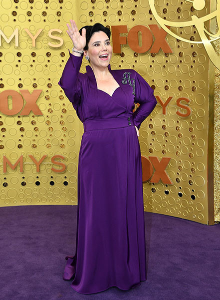Alex Borstein on the red carpet at the 71st Emmy Awards.