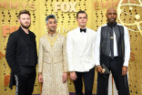 Bobby Berk, Tan France, Antoni Porowski and Karamo Brown on the red carpet at the 71st Emmy Awards. 