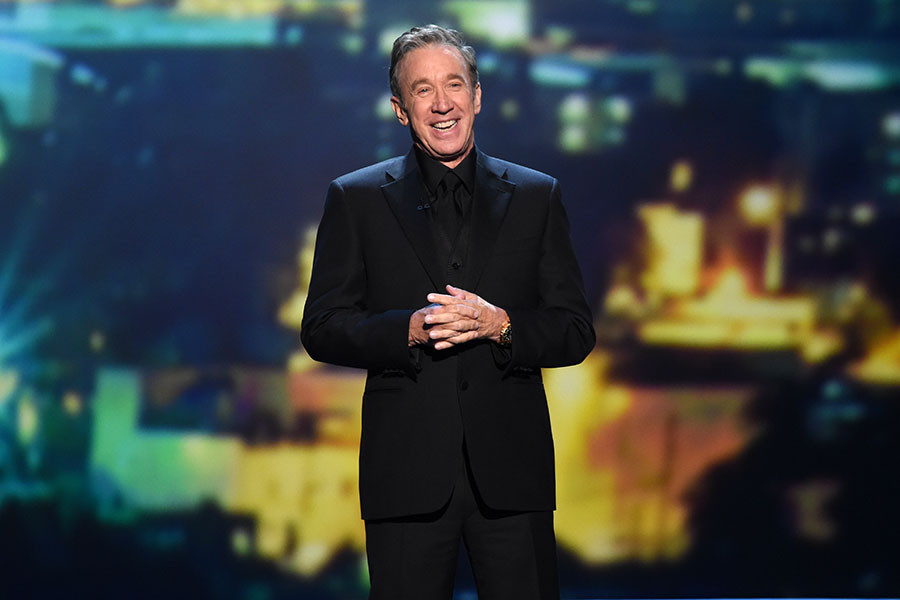 Tim Allen Ellen Tim Allen on stage at the 71st Emmy Awards. | Television Academy