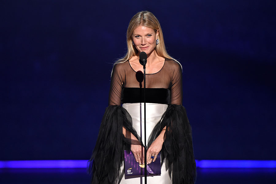Gwyneth Paltrow presents an award at the 71st Emmy Awards.