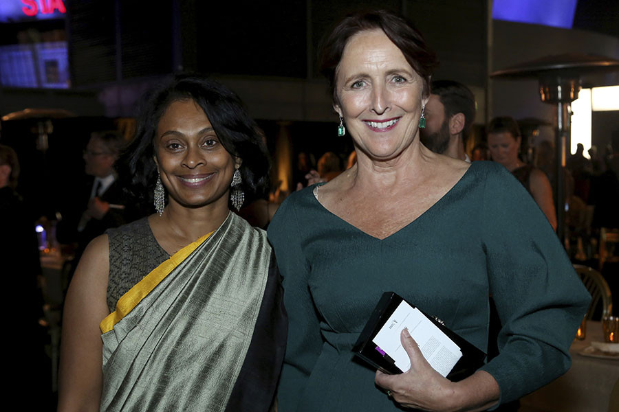 Fiona Shaw and Sonali Deraniyagala at the 71st Emmys Governors Ball. 