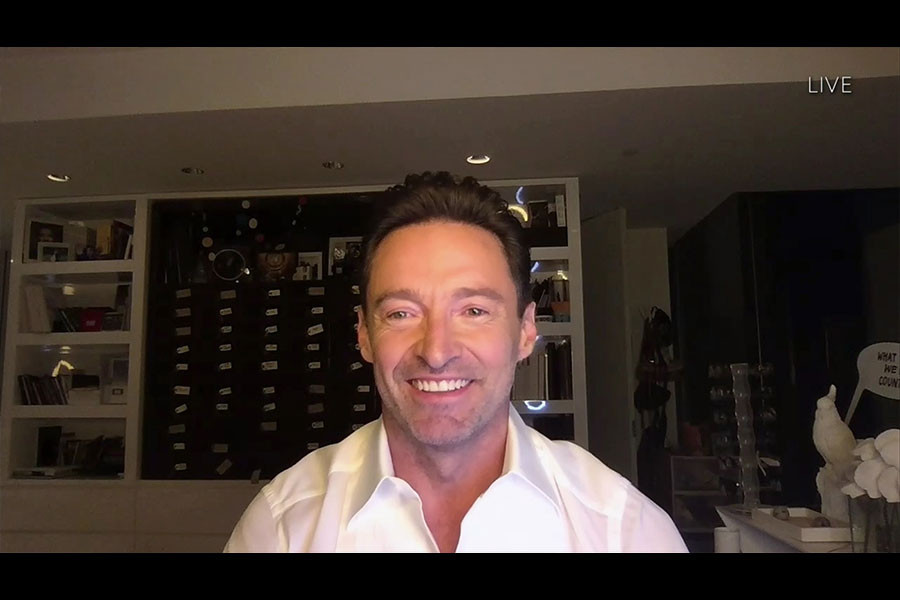 Hugh Jackman at the 72nd Emmy Awards. 
