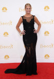 Nancy O&#039;Dell of Entertainment Tonight arrives at the 66th Emmys.