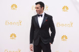 Reid Scott of Veep arrives at the 66th Emmy Awards.