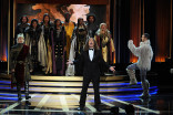 Weird Al Yankovic performs at the 66th Emmys. 