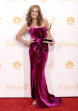 Allison Janney of Mom celebrates at the 66th Emmys.