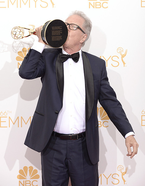 Fargo director Colin Bucksey celebrates his win at the 66th Emmy Awards.
