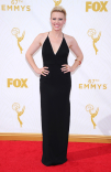 Kate McKinnon on the red carpet at the 67th Emmy Awards.