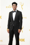 Raza Jaffrey on the red carpet at the 67th Emmy Awards.