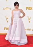 Yael Stone on the red carpet at the 67th Emmy Awards.