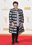 Barbara Rosenblat on the red carpet at the 67th Emmy Awards.