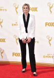Jane Lynch on the red carpet at the 67th Emmy Awards.