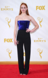 Sophie Turner on the red carpet at the 67th Emmy Awards.
