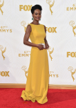 Sufe Bradshaw on the red carpet at the 67th Emmy Awards.