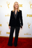 Lisa Kudrow on the red carpet at the 67th Emmy Awards.