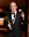 Richard Jenkins accepts an award at the 67th Emmy Awards.