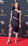 Stacy London on the red carpet at the 2016 Primetime Emmys.