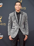 Marcus Scribner on the red carpet at the 2016 Primetime Emmys.