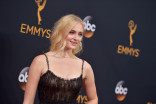 Sophie Turner on the red carpet at the 2016 Primetime Emmys. 