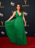 Tina Fey on the red carpet at the 2016 Primetime Emmys.