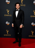 Kit Harington on the red carpet at the 2016 Primetime Emmys.