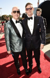 Ryan Murphy and David Miller on the red carpet at the 2016 Primetime Emmys. 