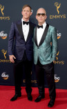 David Miller and Ryan Murphy on the red carpet at the 2016 Primetime Emmys.
