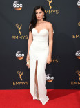 Trace Lysette on the red carpet at the 2016 Primetime Emmys. 