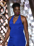 Leslie Jones on stage at the 68th Primetime Emmy Awards.