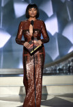Taraji P. Henson presents an award at the 2016 Primetime Emmys.