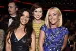 America Ferrera, Ellie Kemper and Jane Krakowski at the 2016 Primetime Emmys.
