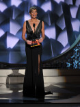 Allison Janney presents an award at the 2016 Primetime Emmys.
