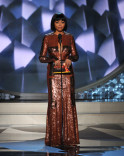 Taraji P. Henson on stage at the 2016 Primetime Emmys.