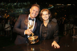 Mark Burnett and Cameron Burnett at the 68th Emmys Governors Ball.