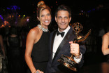 Lee Metzger and guest at the 68th Emmys Governors Ball.