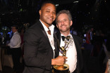Cuba Gooding Jr. and Scott Alexander at the 68th Emmys Governors Ball.