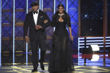 LL Cool J and Gabrielle Union on stage at the 69th Primetime Emmy Awards